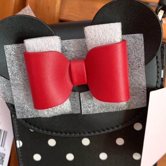 Kate Spade Bag, NWT, Minnie Crossbody, Disney x, Black with White Dots - Picture 4 of 13
